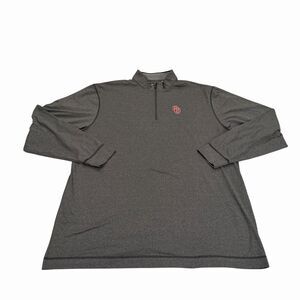 Cutter & Buck 1/4 Zip Pullover Oklahoma University Sooners 3XL Gray Performance